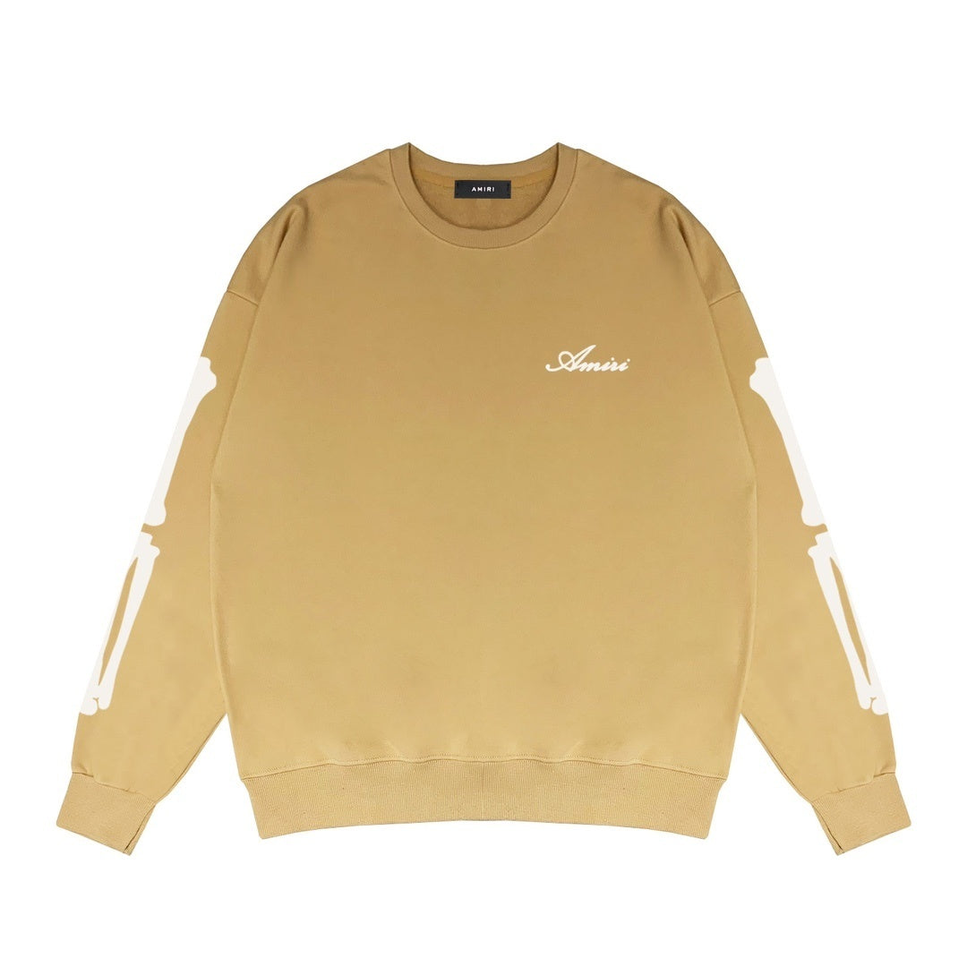Amiri Bones Logo Sweatshirt "Sand-White"