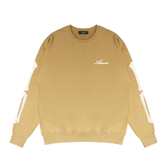 Amiri Bones Logo Sweatshirt "Sand-White"