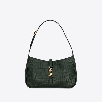Saint Laurent Le 5 a 7 in Crocodile-Embossed Leather