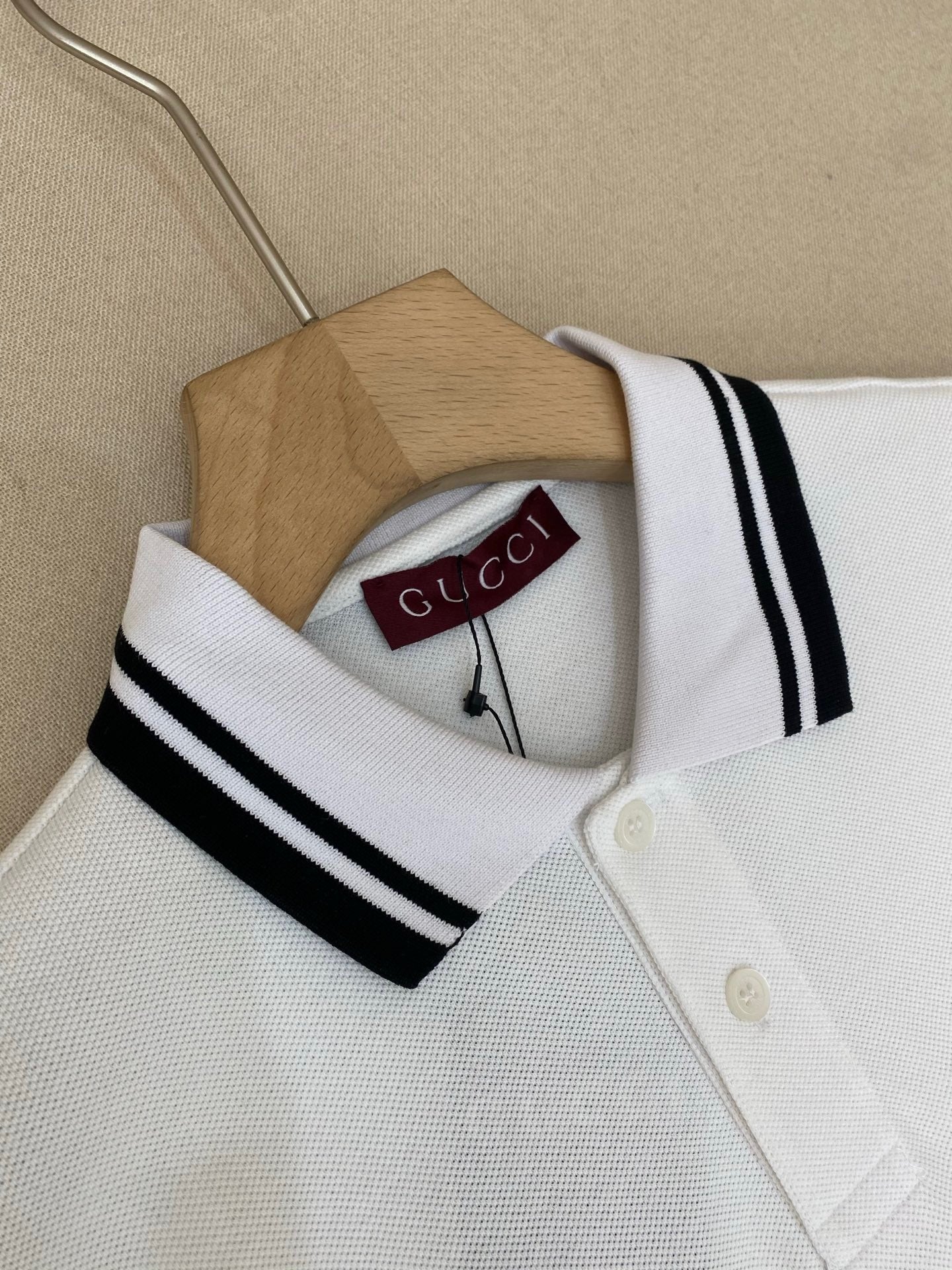Gucci Cotton Polo T-Shirt "White"