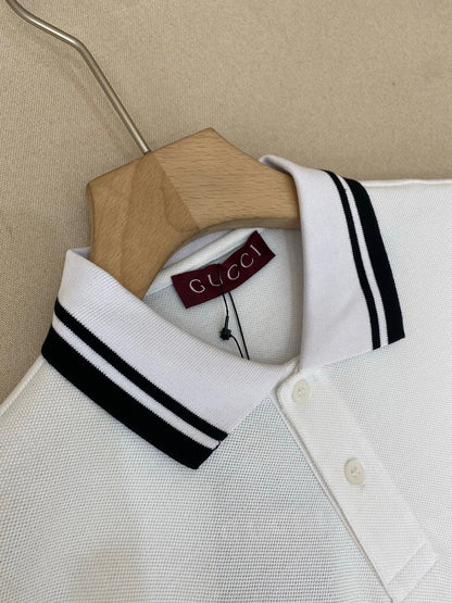 Gucci Cotton Polo T-Shirt "White"