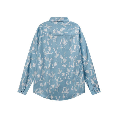 Louis Vuitton Floral Shirt "Blue"