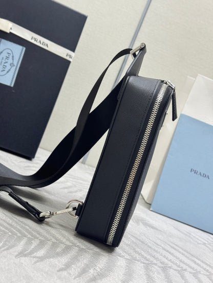 Prada Brique Saffiano Leather Bag