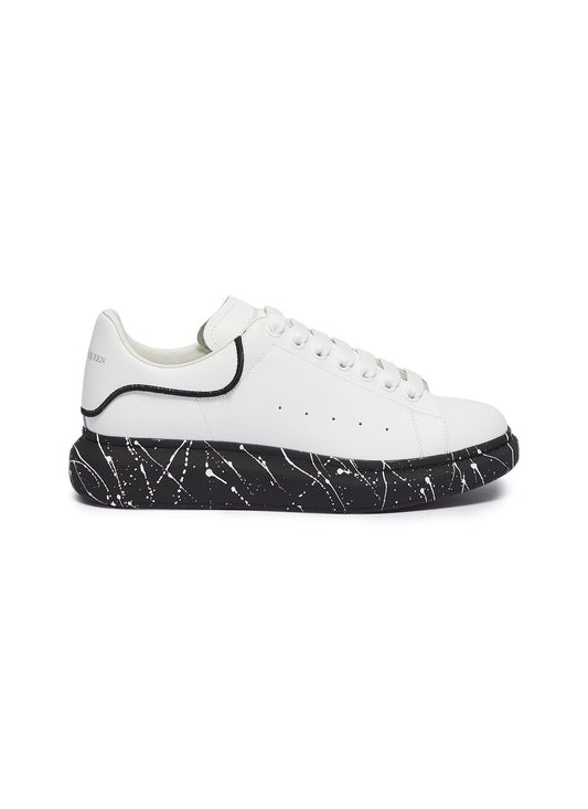 Alexander McQueen Oversized "White-Black Graffiti Sole"