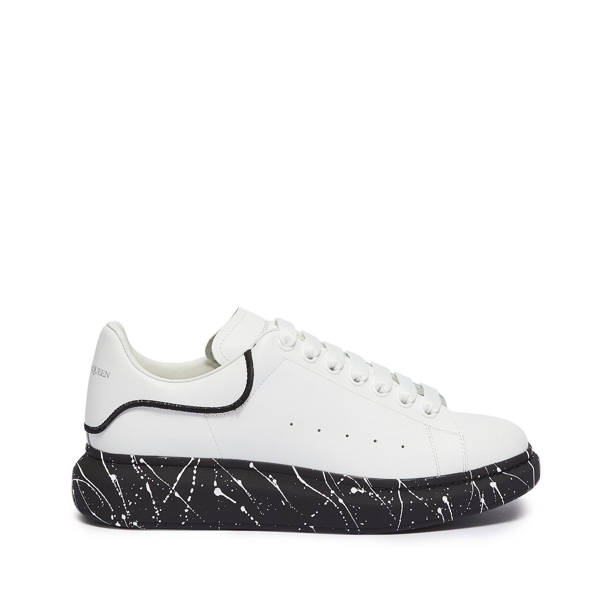 Alexander McQueen Oversized "White-Black Graffiti Sole"