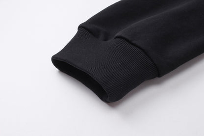 Balenciaga Mirror Logo Print Hoodie "Black-White"