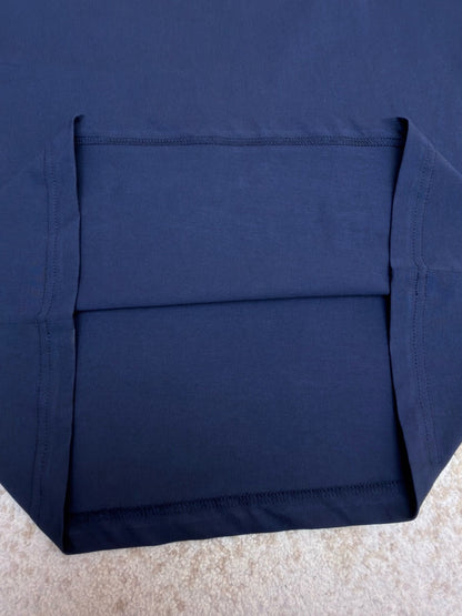 Gucci Cotton Silk Jersey T-shirt "Dark Blue"