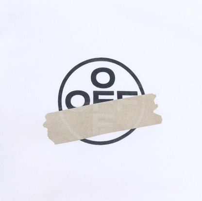 Off-White Tape Diag Arrows Hoodie "White-Beige"