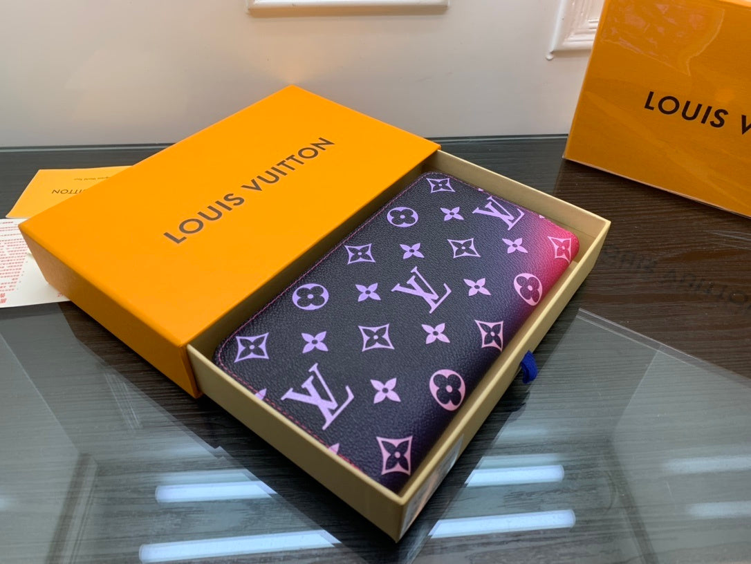 Louis Vuitton Zippy Wallet "Midnight Fuschia"