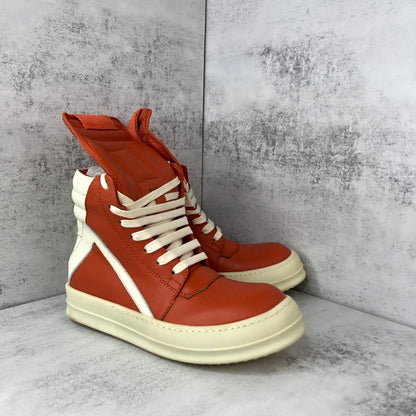Rick Owens Geobasket "Orange-White"