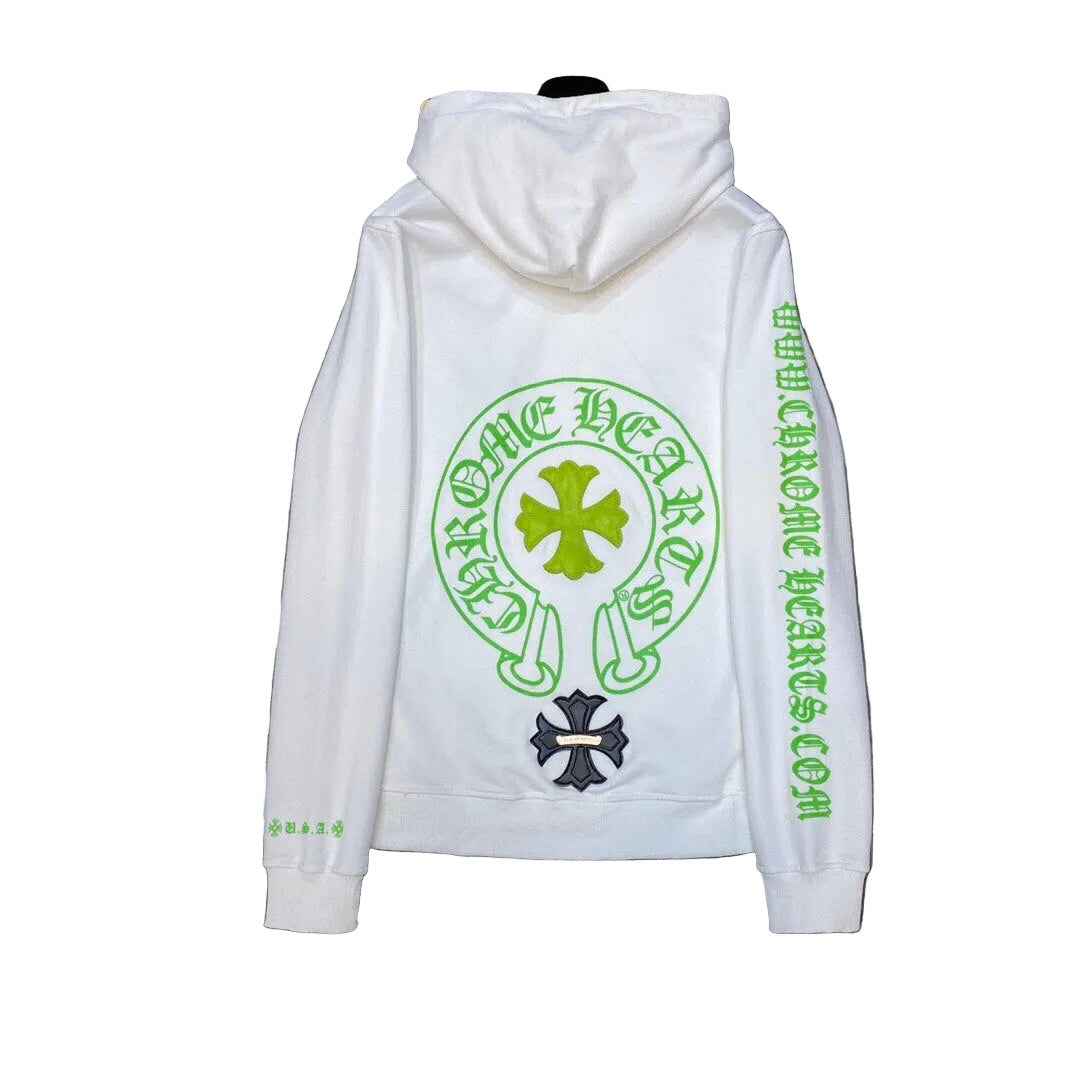 Chrome Hearts Hoodie "White-Green"