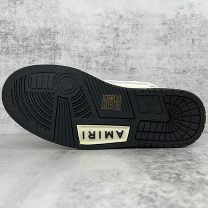 Amiri Skel Top High "White-Grey"