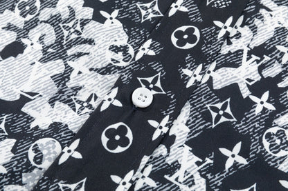 Louis Vuitton Monogram Shirt "Black-White-Grey"