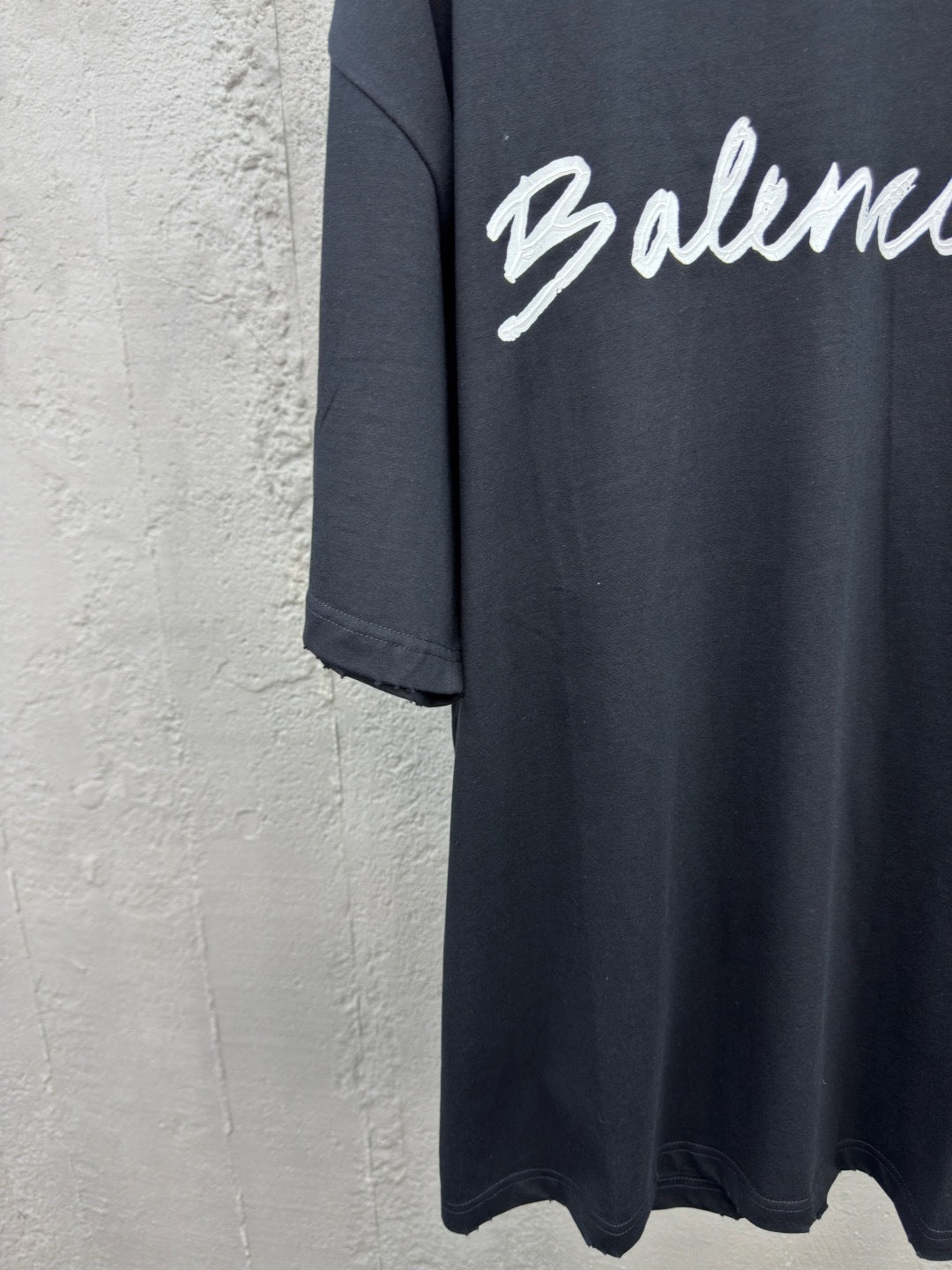 Balenciaga Script Logo T-Shirt "Black"