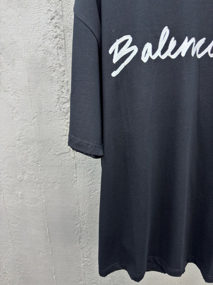 Balenciaga Script Logo T-Shirt "Black"