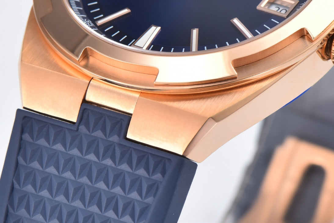 Vacheron Constantin Overseas 41 mm Blue Rubber Strap Blue Dial