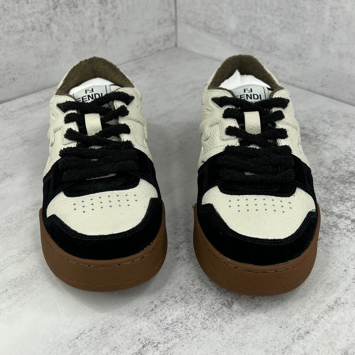 Fendi Match "White-Black-Brown"