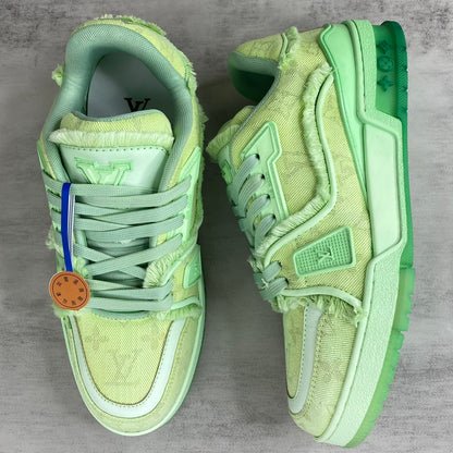 Louis Vuitton Trainers "Green Denim"