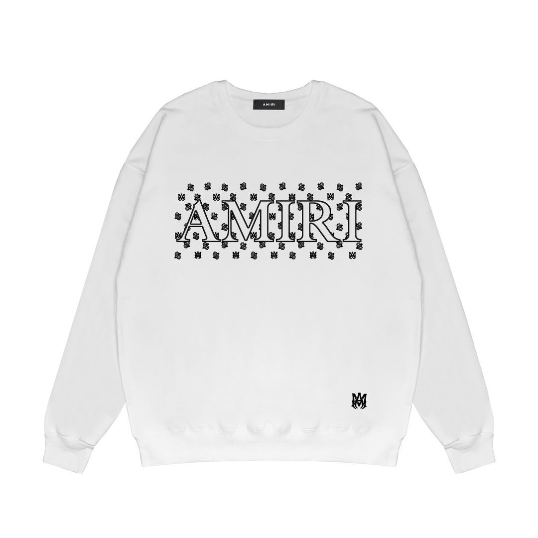 Amiri Sweatshirt "White-Black"