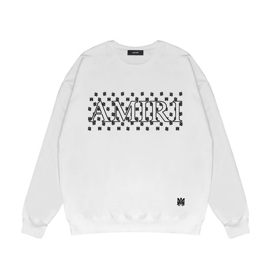 Amiri Sweatshirt "White-Black"