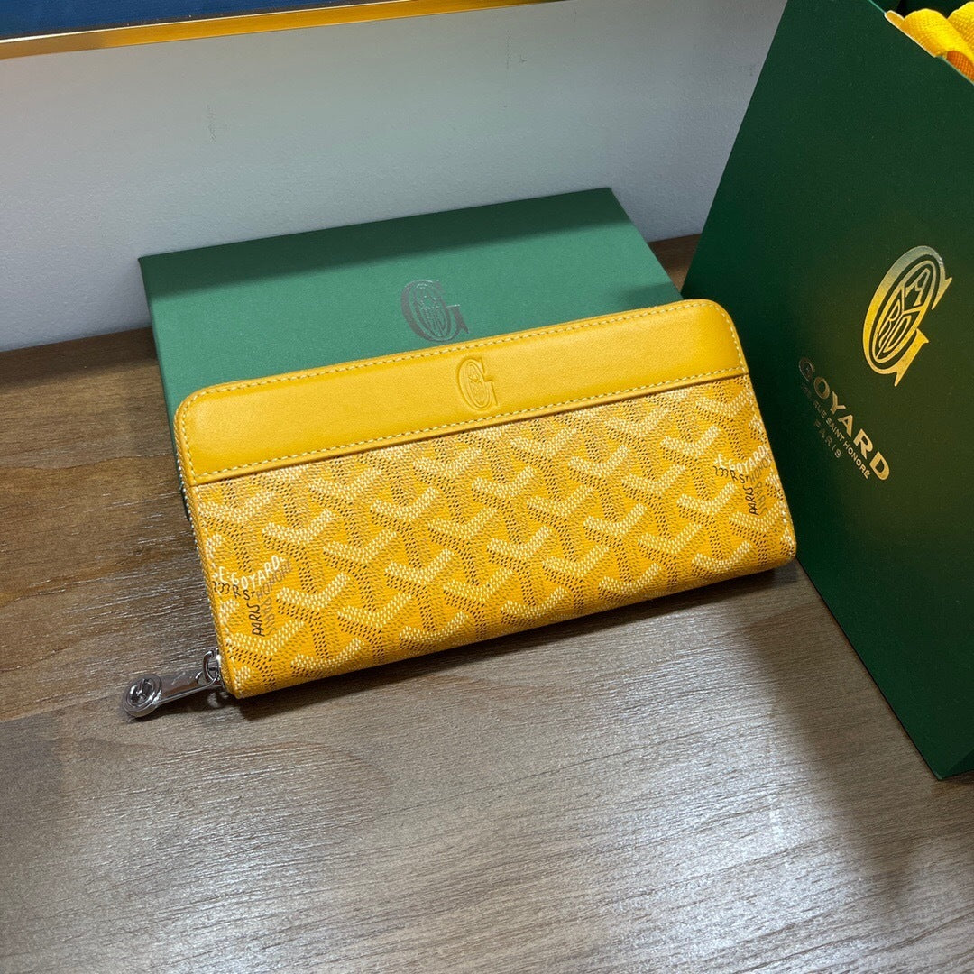 Goyard Matignon GM Wallet "Yellow"