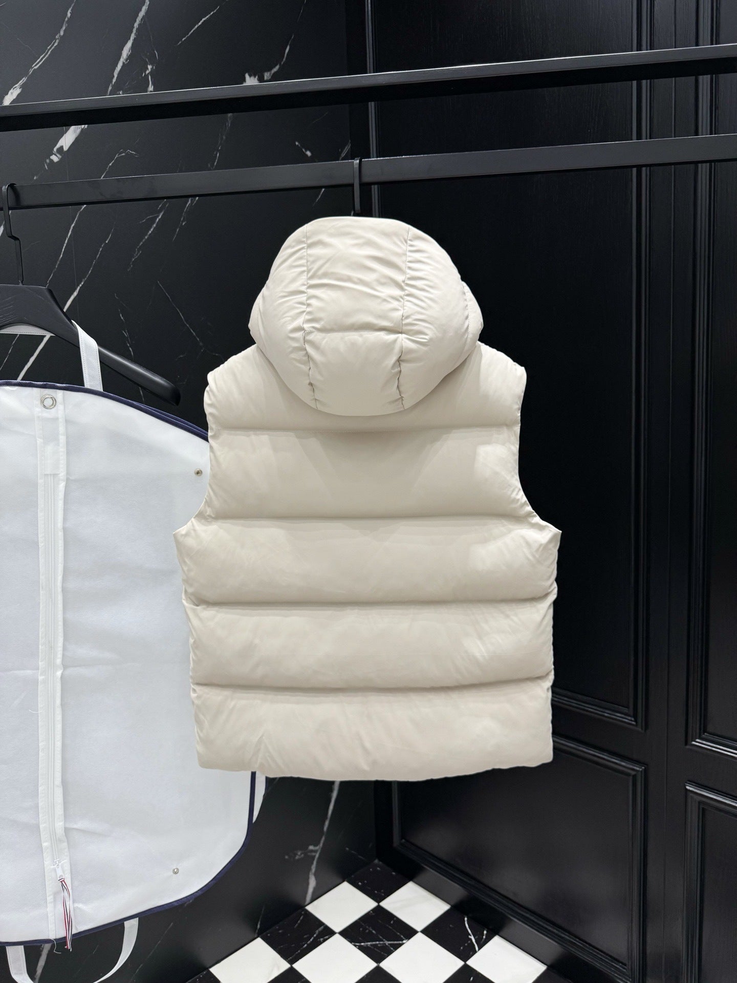 Prada Down Vest "Light Grey"