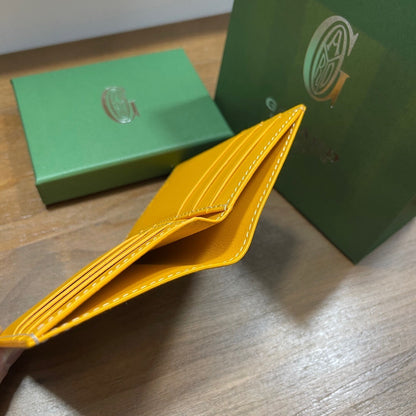 Goyard Saint-Pierre Card Wallet "Yellow"