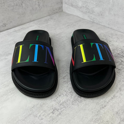 Valentino Garavani Slides "Black-Multicolour"
