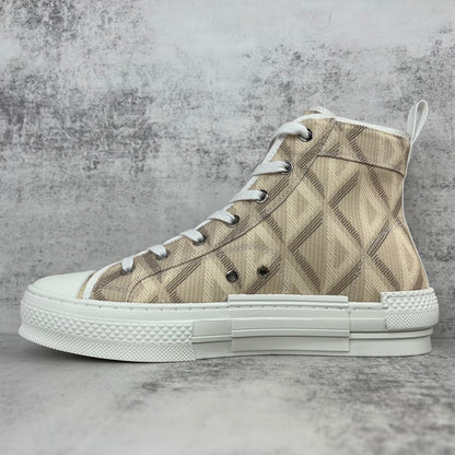 Dior B23 High-Top "Beige CD Diamonds"