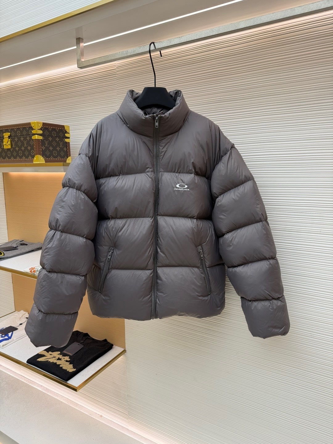 Balenciaga Standard Down Jacket "Grey"