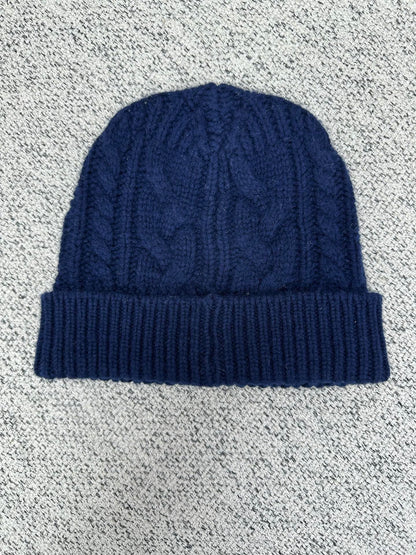 Louis Vuitton Only LV Mini Cable Beanie "Blue"