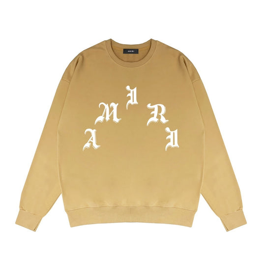 Amiri x Wes Lang x Logo Crew Sweatshirt "Sand-White"