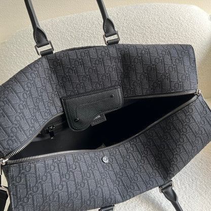 Dior Lingot 50 Oblique Jacquard Duffel Bag