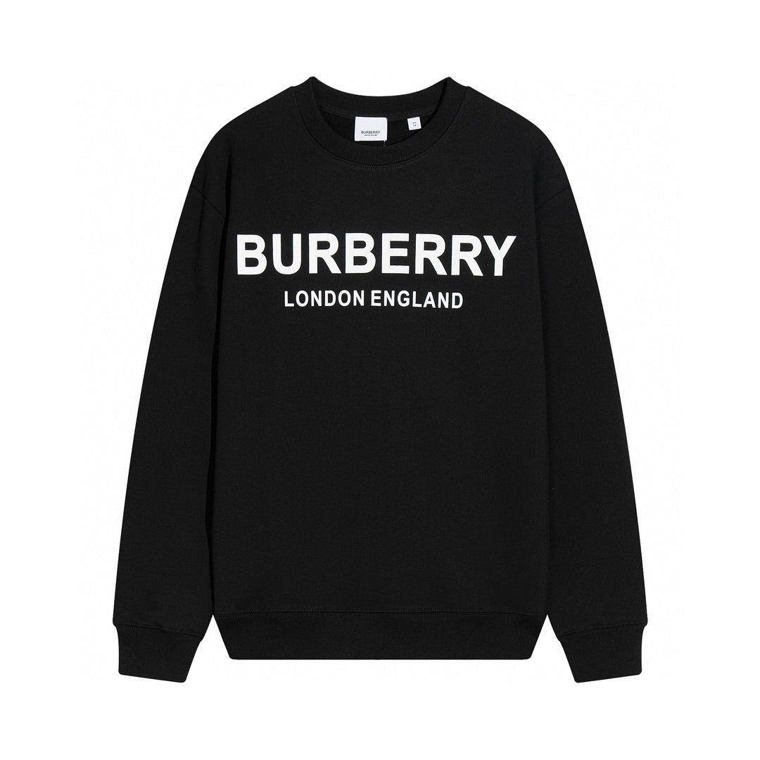 Burberry Logo Print Sweatshirt "Black"