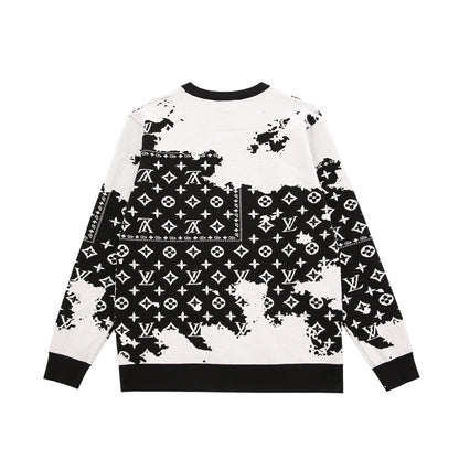 Louis Vuitton Monogram Bandana Sweater "Black-White"