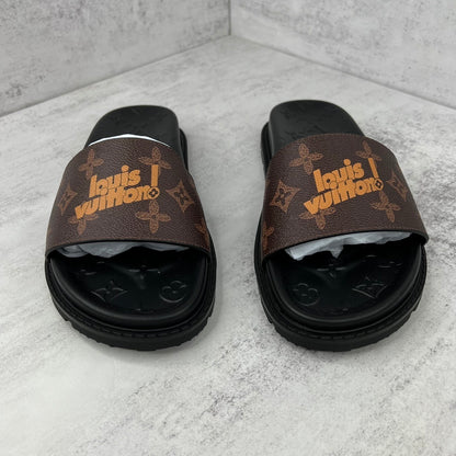 Louis Vuitton Slides "Brown-Black"