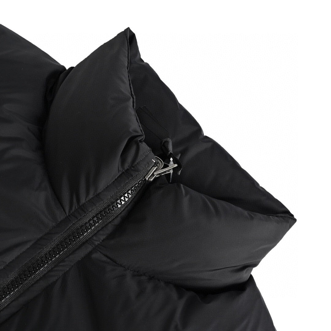 The North Face 700 Short Down Jacket "Peach Beige-Black"