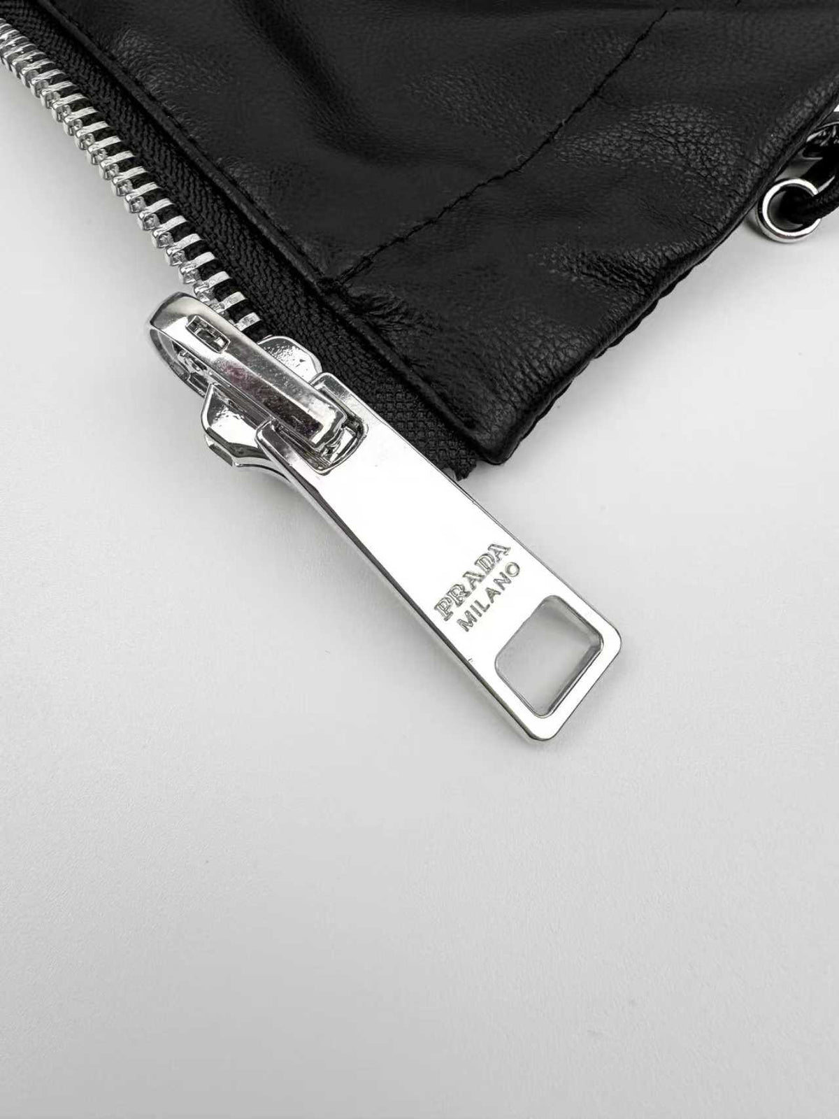 Prada Reversible Nappa Leather and Re-Nylon Jacket "Black"