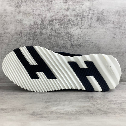 Hermes H "Black-White Suede"