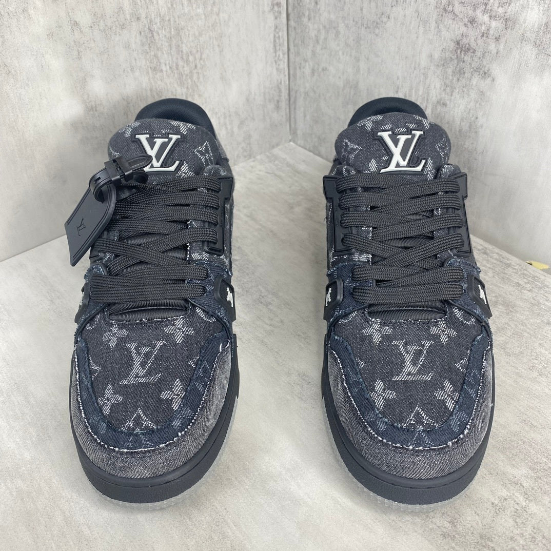 Louis Vuitton Trainers "Black-Blue Denim"