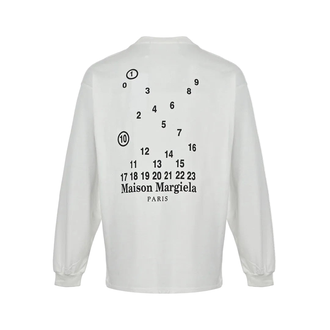 Maison Margiela Sweatshirt "White-Black"