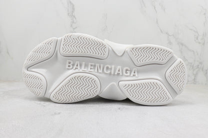Balenciaga Triple S "White Leather Gloss"