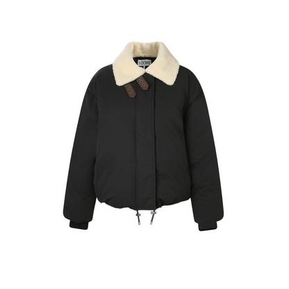 Loewe Shearling-Trimmed Down Jacket "Black"