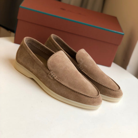 Loro Piana Summer Walk Loafers "Light Brown"