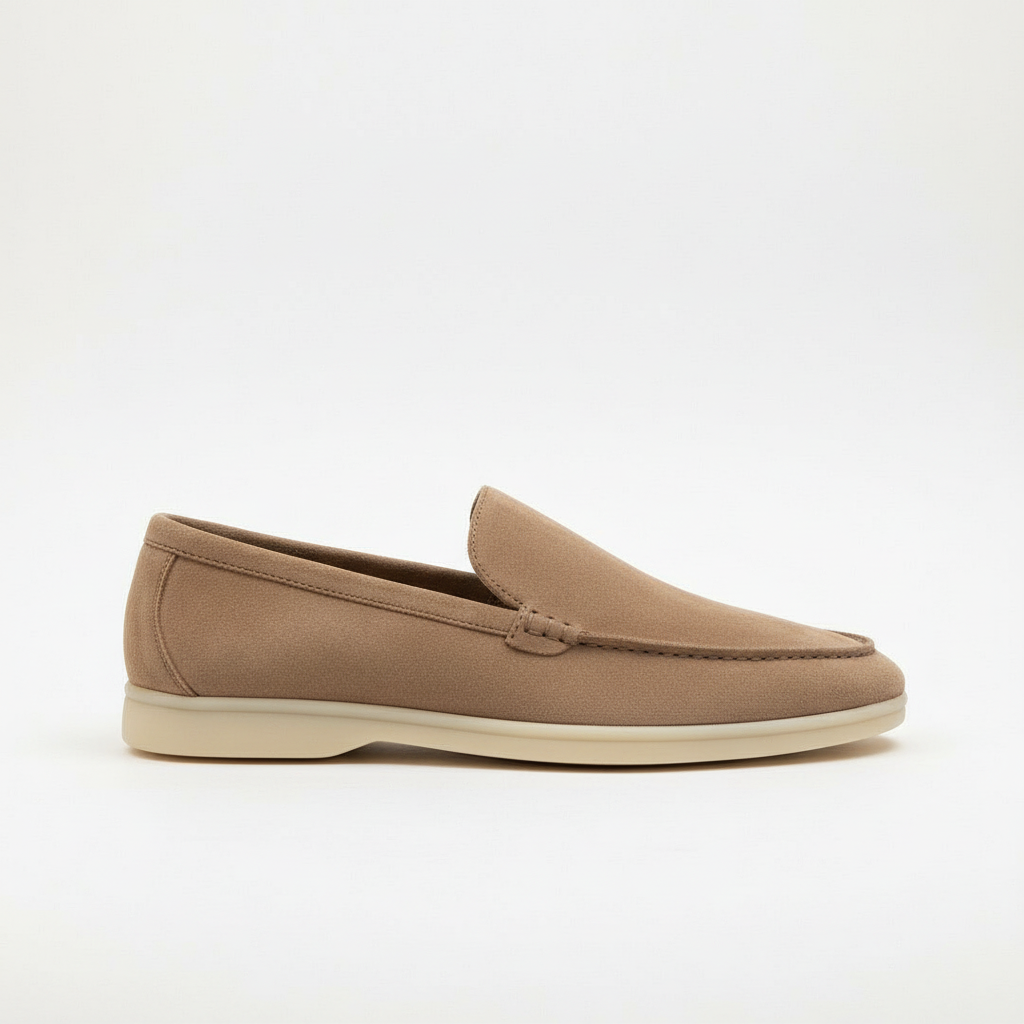 Loro Piana Summer Walk Loafers "Light Brown"