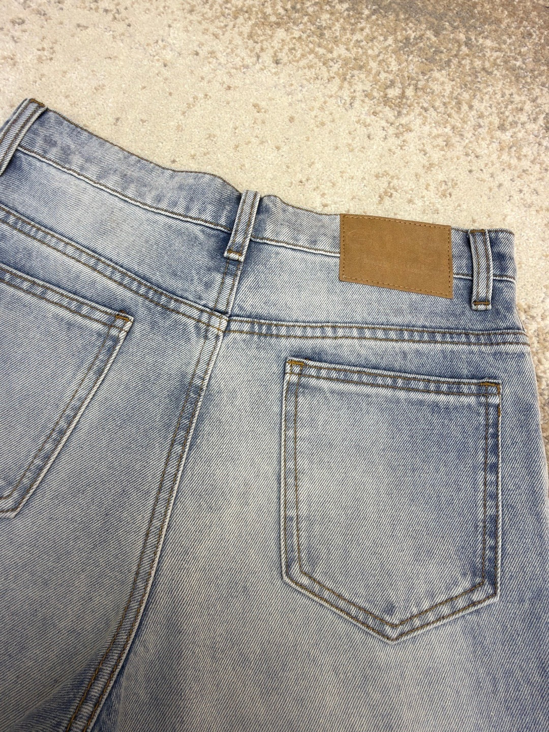 Gucci Washed Denim Pant with GG turn ups