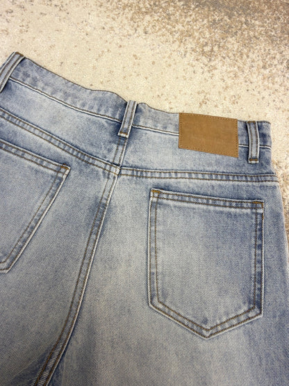 Gucci Washed Denim Pant with GG turn ups
