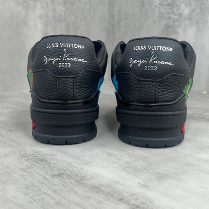 Louis Vuitton x Yayoi Kusama Trainers "Black Faces"