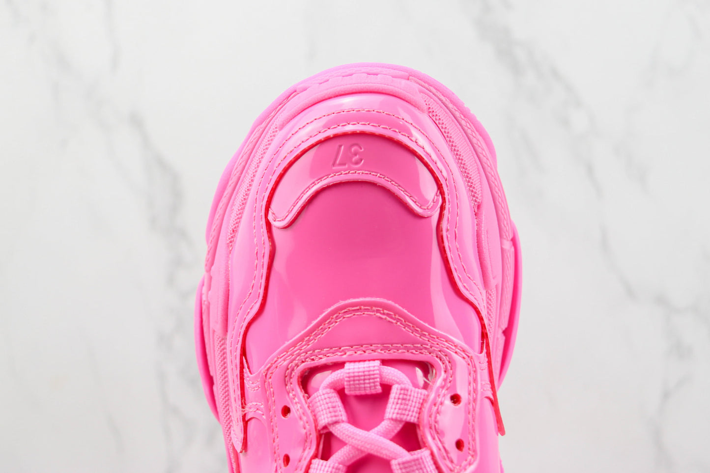 Balenciaga Triple S "Pink Leather Gloss"