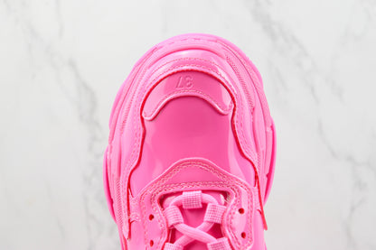 Balenciaga Triple S "Pink Leather Gloss"